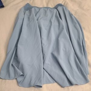 HALARA Light Blue A-Line Skirt